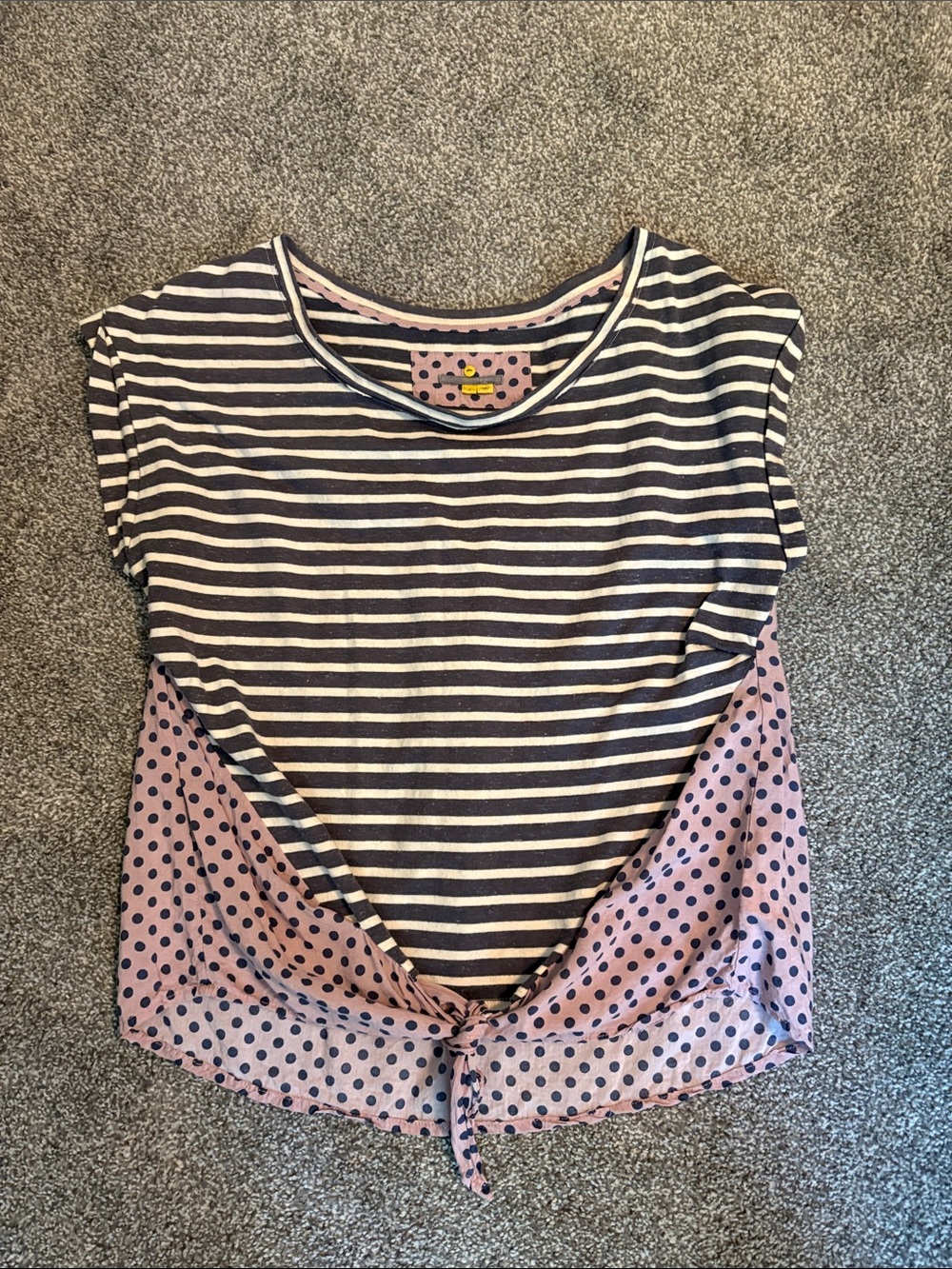 Anthropologie tie front top